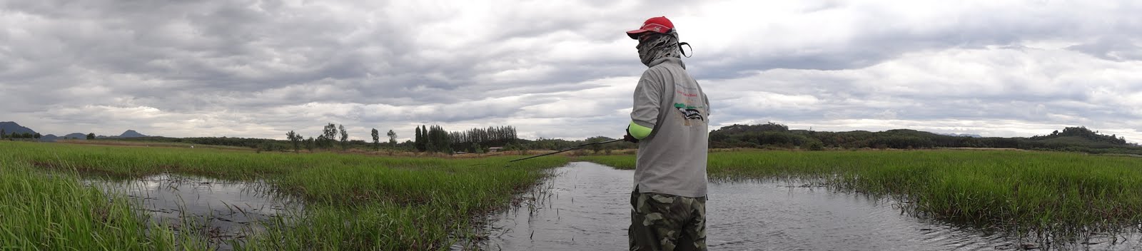 Fishing Thailand’s wild wetlands beneath an open sky